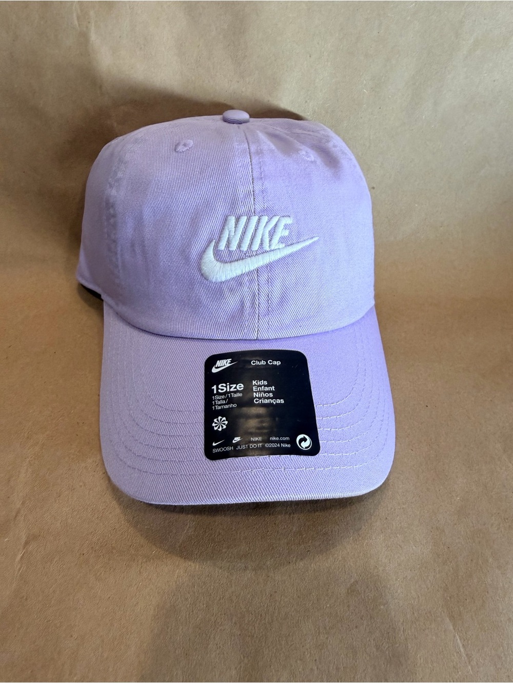 Nike Lavender Club Cap with White Swoosh